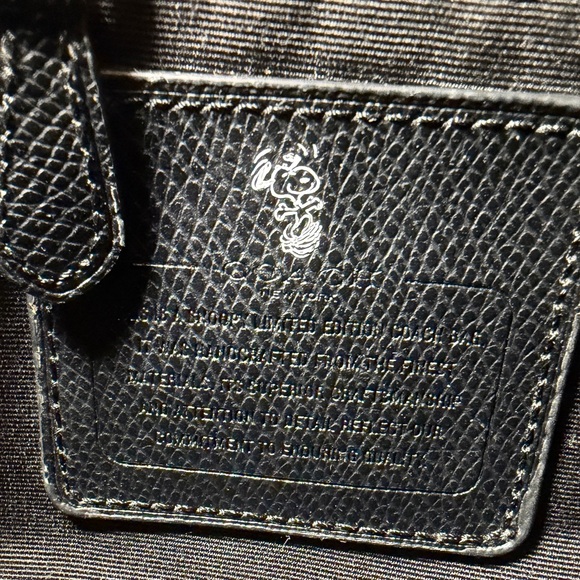 COACH x PEANUTS White Mini Bennett Satchel Limited Edition Snoopy - Picture 8 of 13